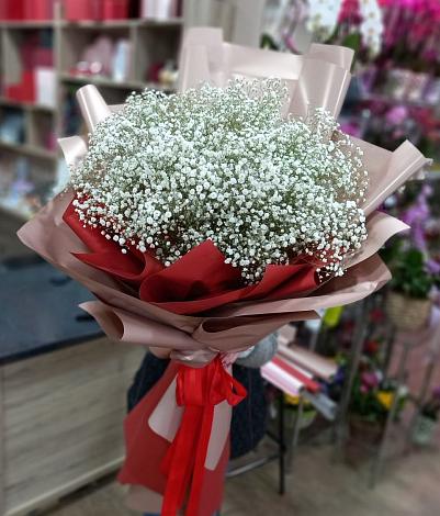 Букет цветов из: Гипсофила в Шараповой Охоте