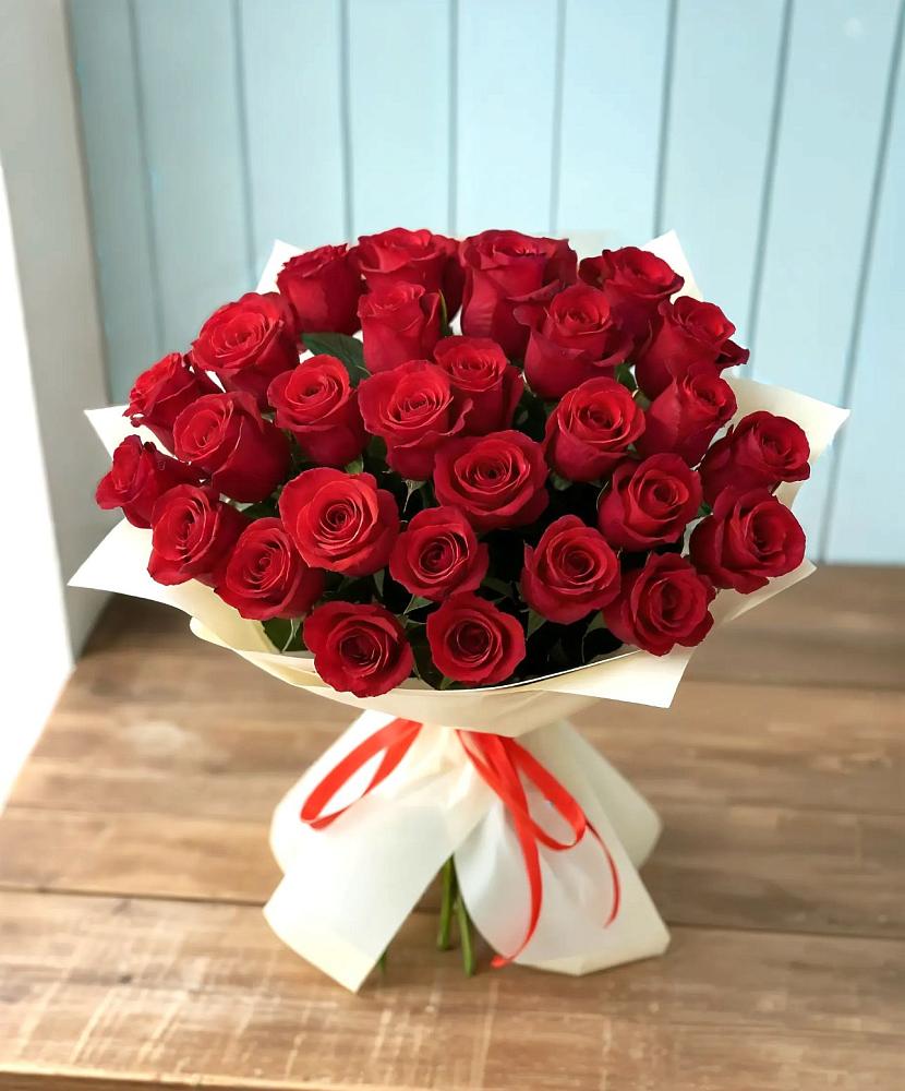 Букет 29 Красных роз в Шараповой Охоте