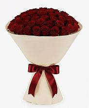 Букет 101 Бордовая роза Блэк Бакарра в Шараповой Охоте