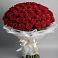 Букет 101 Красная роза Блэк Мэджик в Шараповой Охоте