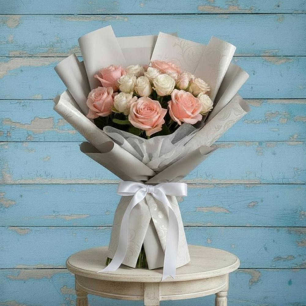 Букет цветов из: Розы в Шараповой Охоте