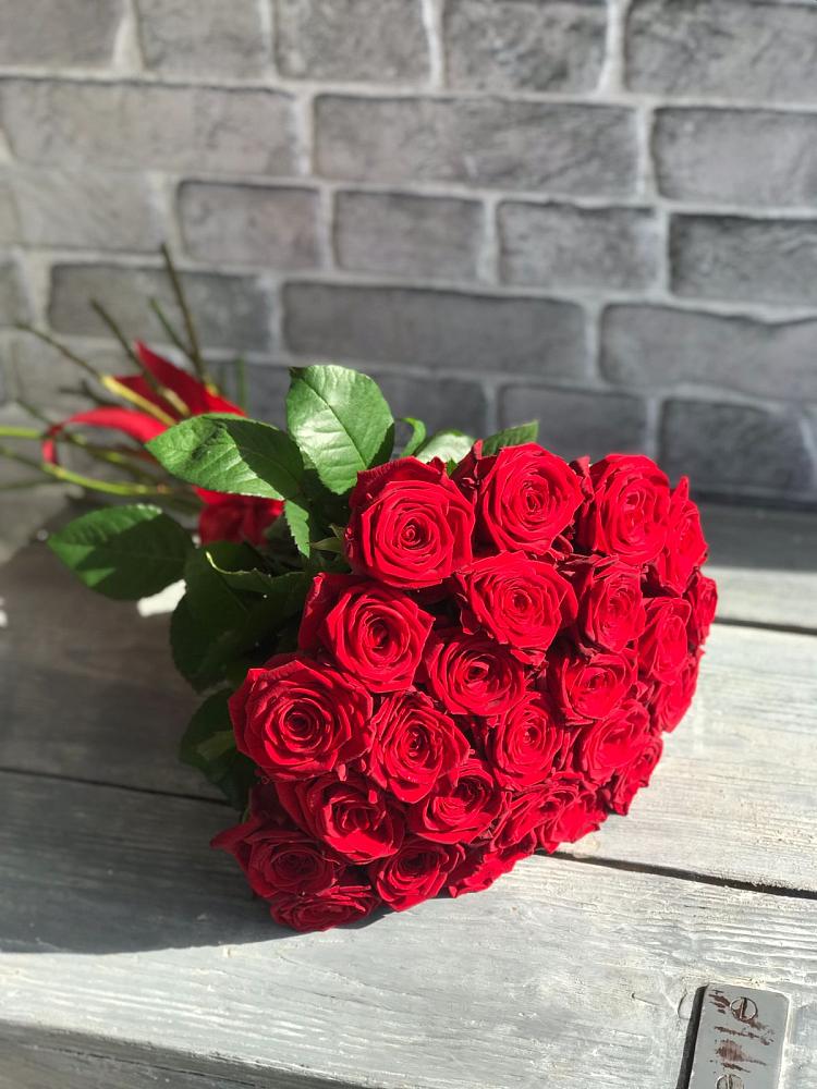 Букет Красные розы Фридом в Шараповой Охоте