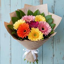 Букет цветов из:  Герберы #REPLACE_PRED# Шараповой Охоте