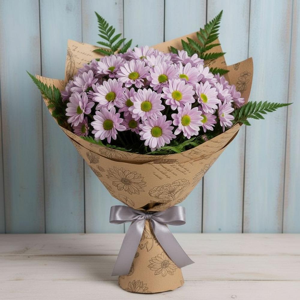 Букет цветов из: Хризантемы в Шараповой Охоте