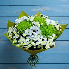 Букет цветов из:  Хризантемы #REPLACE_PRED# Шараповой Охоте