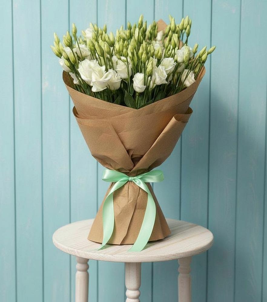 Букет цветов из: Лизиантусы в Шараповой Охоте