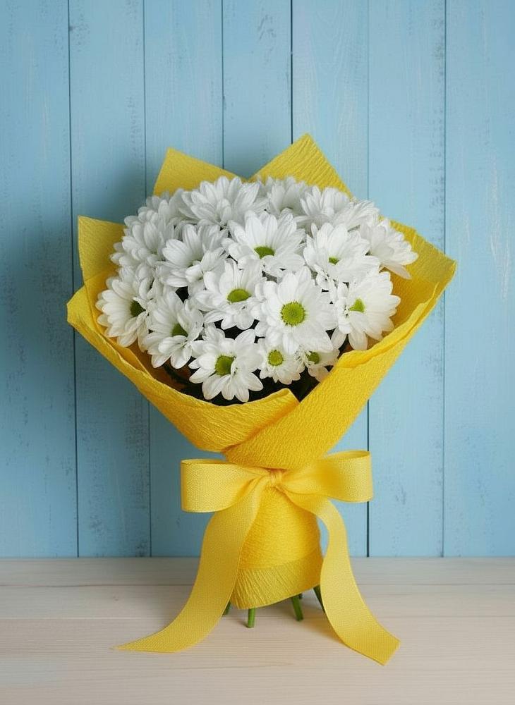 Букет цветов из: Хризантемы в Шараповой Охоте