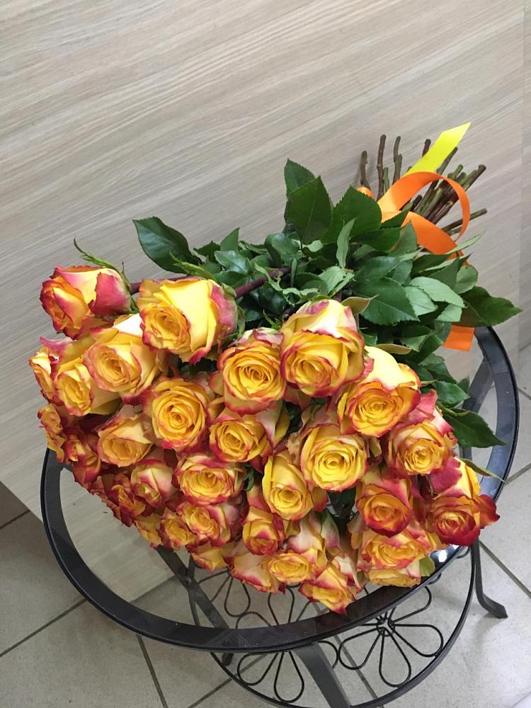 Букет Желтые розы в Шараповой Охоте