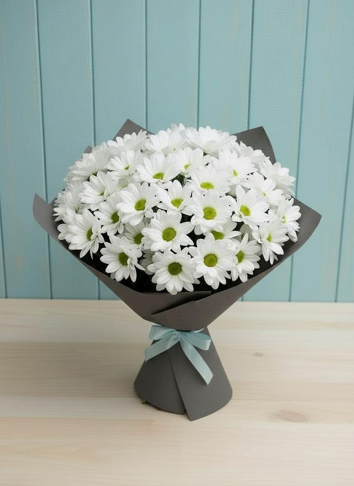 Букет цветов из: Хризантемы в Шараповой Охоте