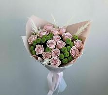 Букет цветов из:  Розы и Хризантемы в Шараповой Охоте