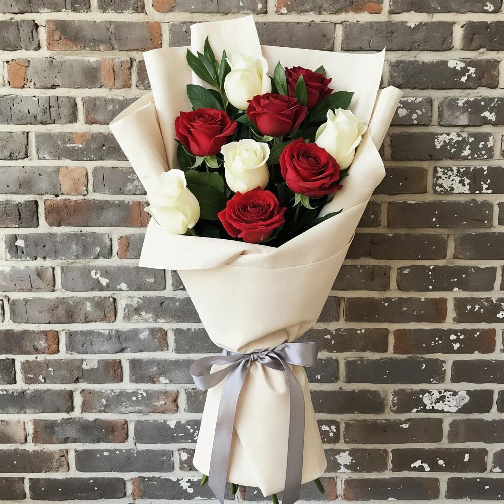 Букет цветов из: Розы в Шараповой Охоте