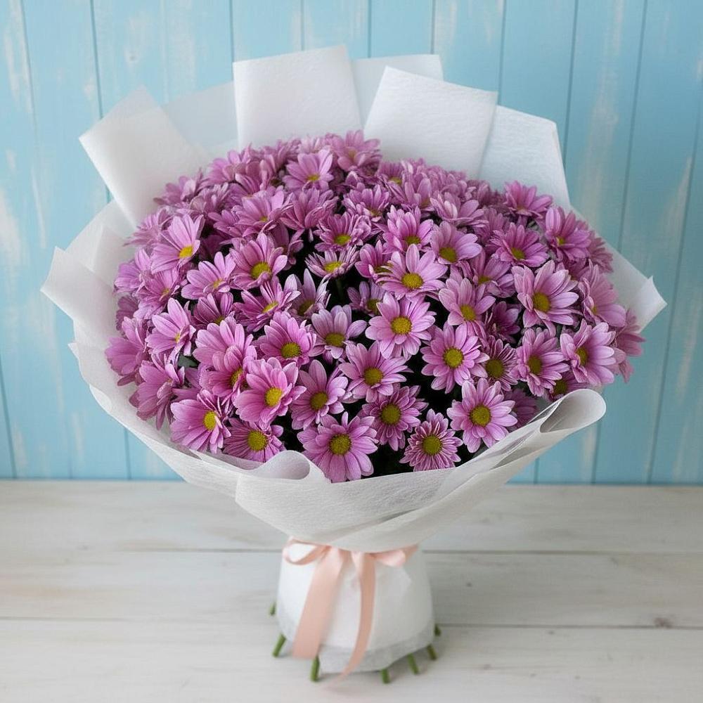 Букет цветов из: Хризантемы в Шараповой Охоте