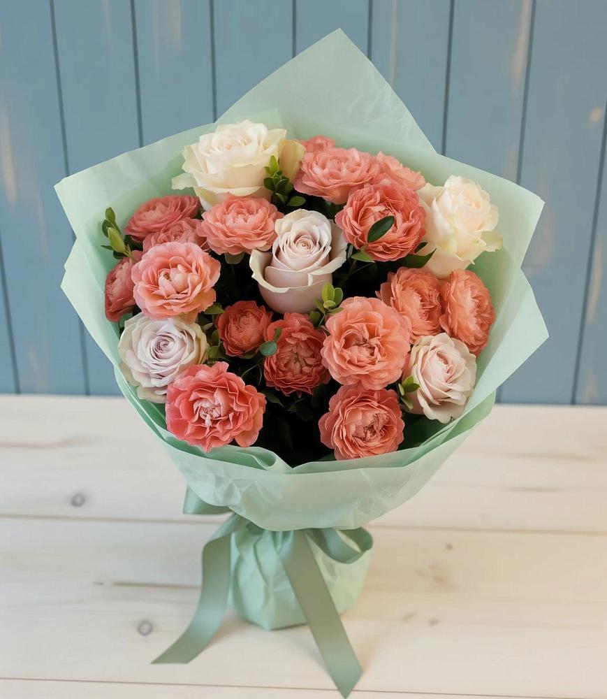 Букет цветов из: Розы в Шараповой Охоте