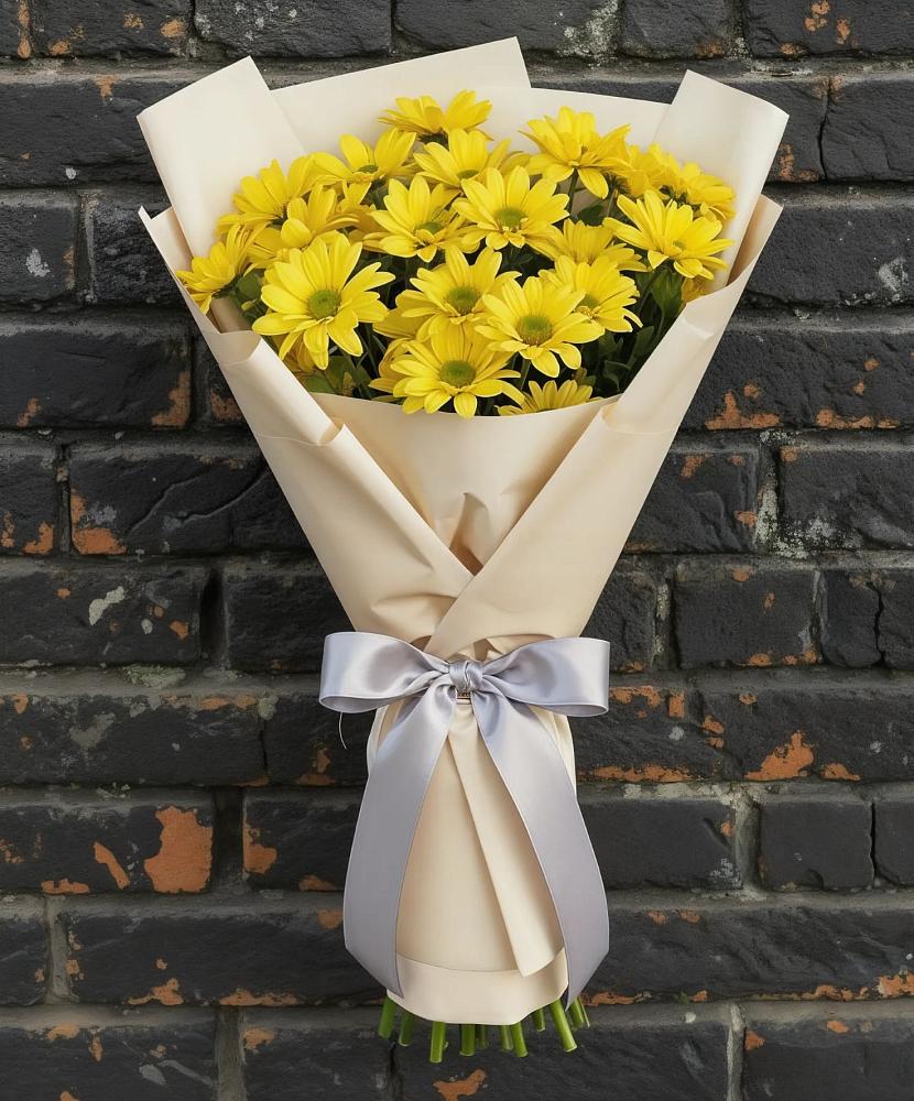 Букет цветов из: Хризантемы в Шараповой Охоте