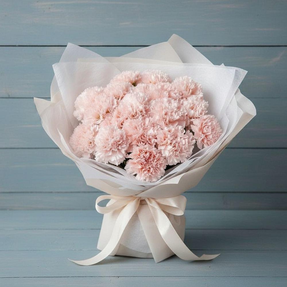 Букет цветов из: Гвоздики в Шараповой Охоте