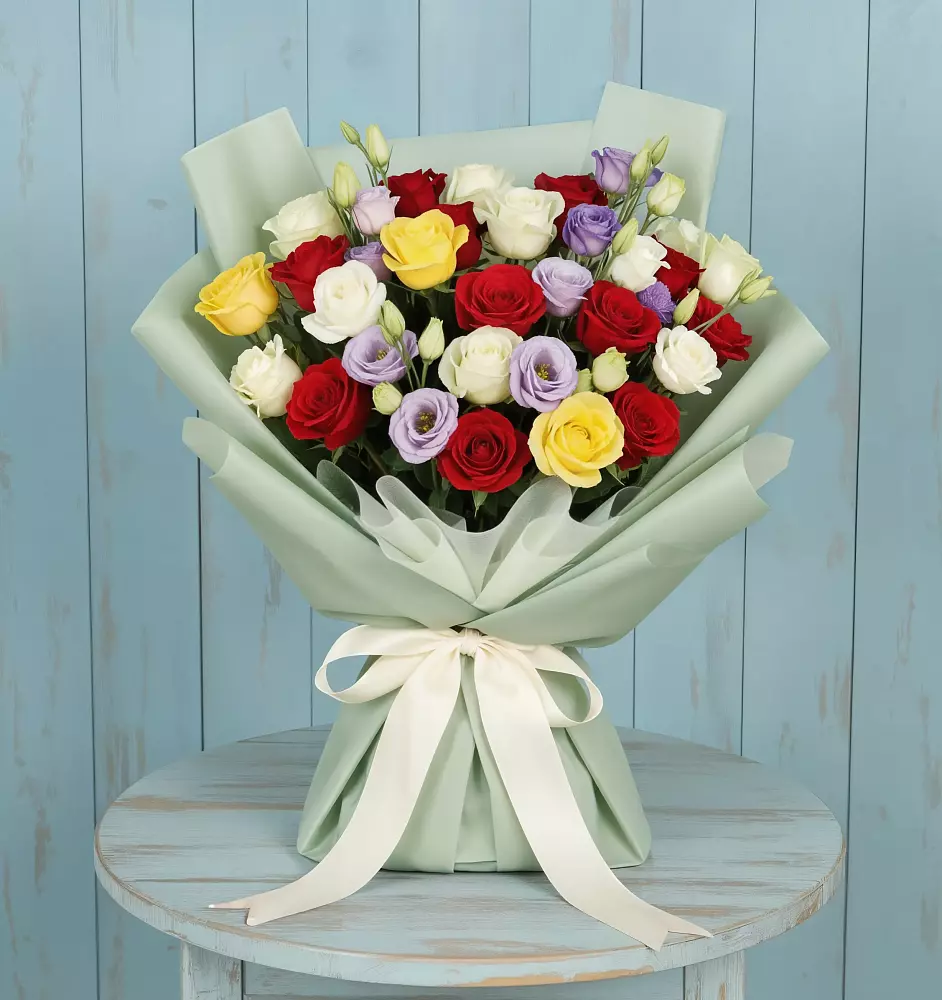 Букет цветов из: Розы в Шараповой Охоте