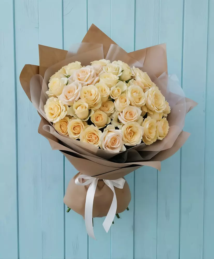 Букет Кремовое облако в Шараповой Охоте