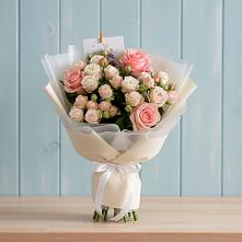 Букет цветов из:  Розы в Шараповой Охоте