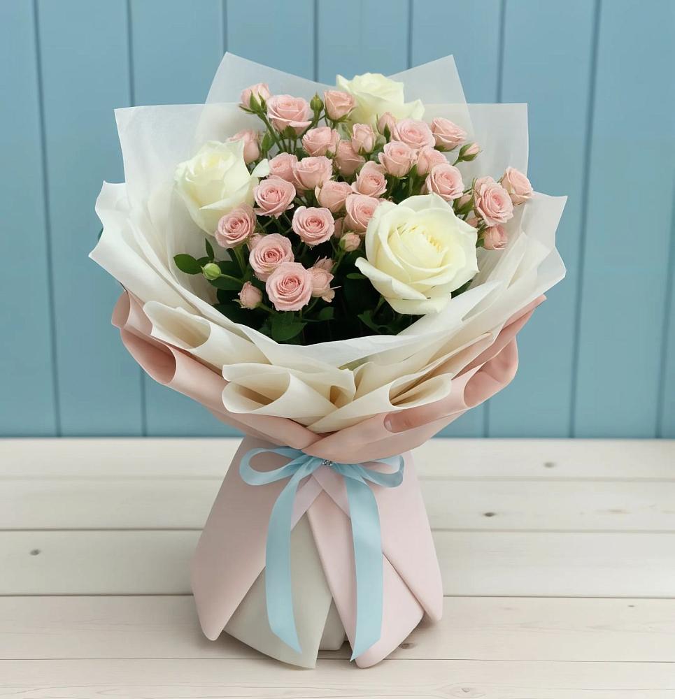 Букет цветов из: Розы в Шараповой Охоте