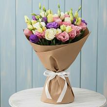 Букет цветов из:  Лизиантусы в Шараповой Охоте