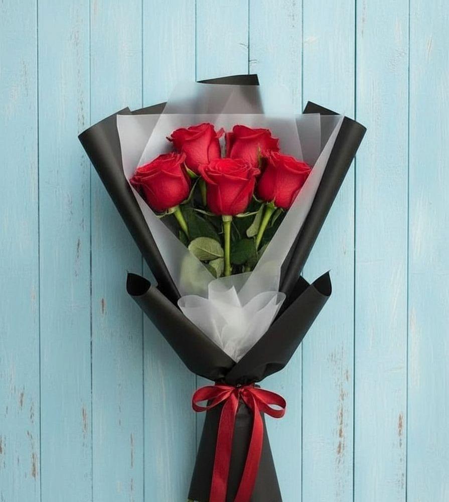 Букет цветов из: Розы в Шараповой Охоте