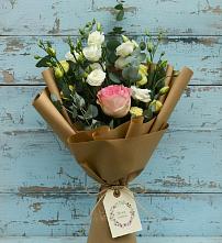 Букет цветов из:  Розы и Лизиантусы #REPLACE_PRED# Шараповой Охоте